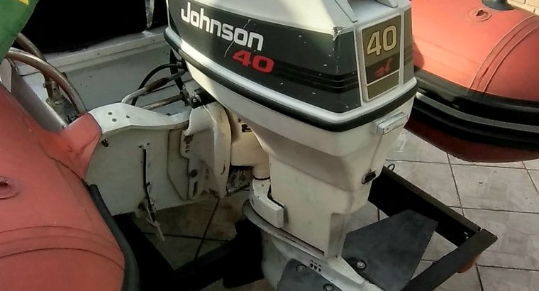 Motor Popa Johnson 40 Hp partida elétrica